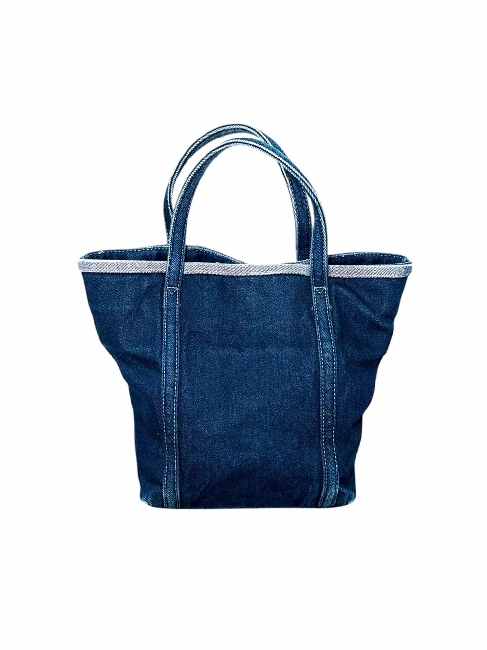 Vintage Brooks Brothers Women’s Denim Blue Small Tote Bag - Picture 4 of 5